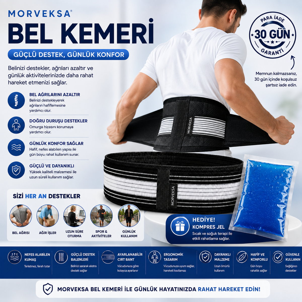 Morveksa® - Bel Destek Kemeri
