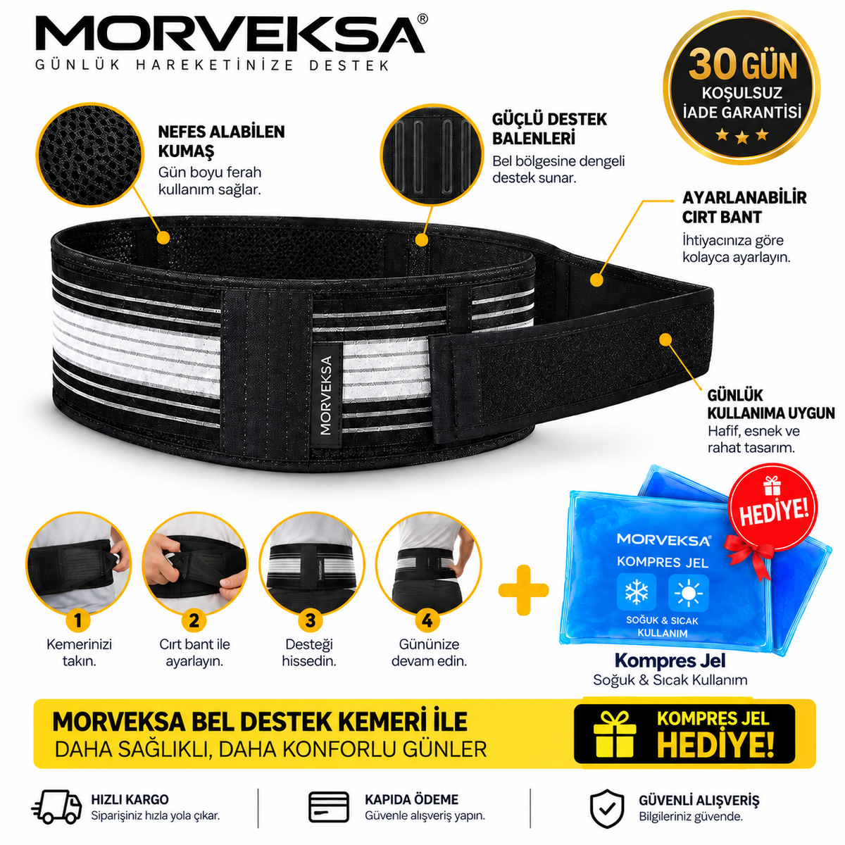 Morveksa® - Bel Destek Kemeri